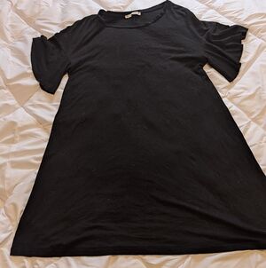 Pull&Bear Elegant Black Mini Dress